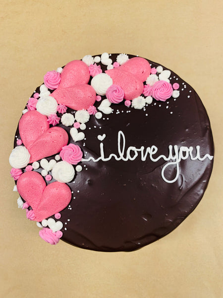 Valentine's Day Mixed Berry Ganache Cake