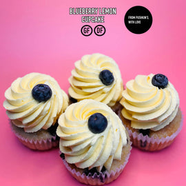 Blueberry Lemon Cupcakes (4 PACK)