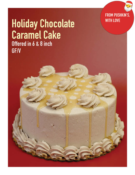 Holiday Chocolate Caramel Cake