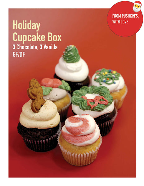 Winter Holiday Cupcake Box