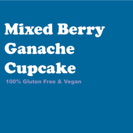 Mixed Berry Ganache Cupcakes (4 PACK)
